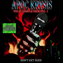 Load image into Gallery viewer, Apoc Krysis Vocal Sample Pack Vol.1
