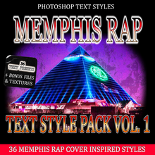 Load image into Gallery viewer, Memphis Rap Text Style Pack Vol. 1
